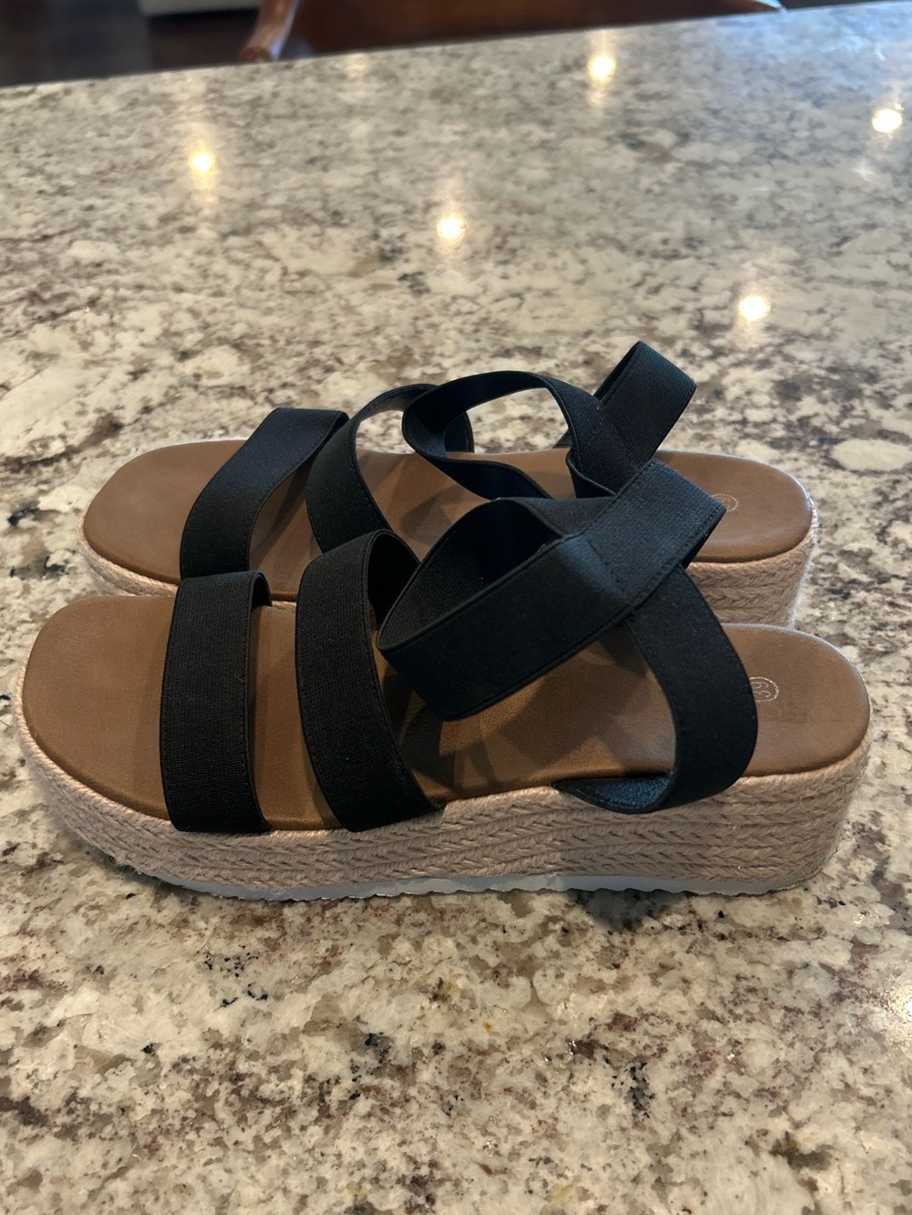Women’s black espadrilles